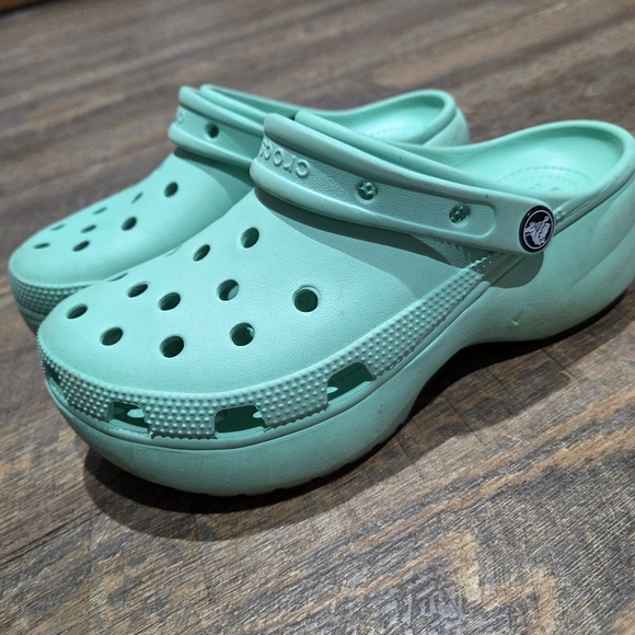Crocs Platform Teal - Picture 10 of 10